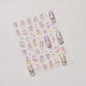 5D Pink White Black Bowknot Ribbon Pearl Sweet Bow Nail Sticker Adhesive Nail Art Decoration Parts Stickers Manicure Decals