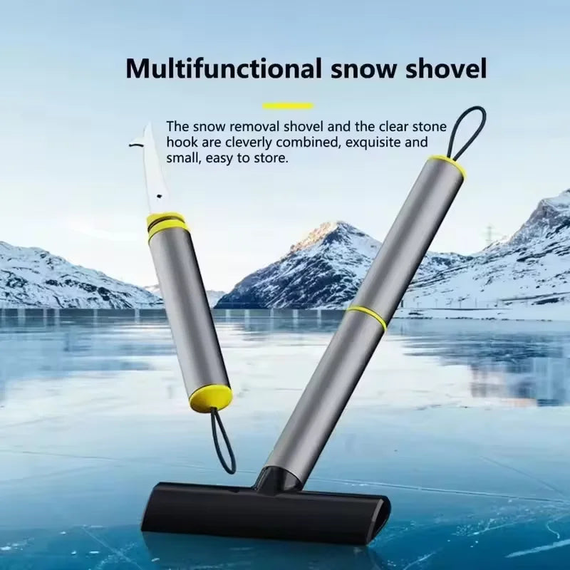 Car Ice Scraper Windshield Snow Removal Shovel Ice Breaker Snow Remover Cleaning Glass Brush TPU Winter Snow Brush Shovel Tool
