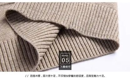 Autumn Winter New Men V-neck Pullover Sweaters Plaid Casual Korean Clothing Tees Fashion Slim Long Sleeve Bottoming Knitted Tops