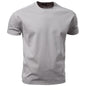 AIOPESON Men's Cotton O-Neck T-Shirt Soft Touch Comfortable Solid Color 8 Options Breathable Lightweight Casual Daily Tee