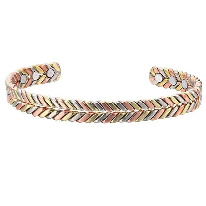 Pure Copper Magnetic Bracelet Men Arthritis Adjustable Magnets Women Cuff Therapy Health Energy Bangles Dropshipping / Wholesale