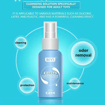 1-4pcs Anti-bacterial Sex Toy Cleaner Disinfection Liquid for Vibrator Body Safe Cleaning Spray Bottle Sex Products