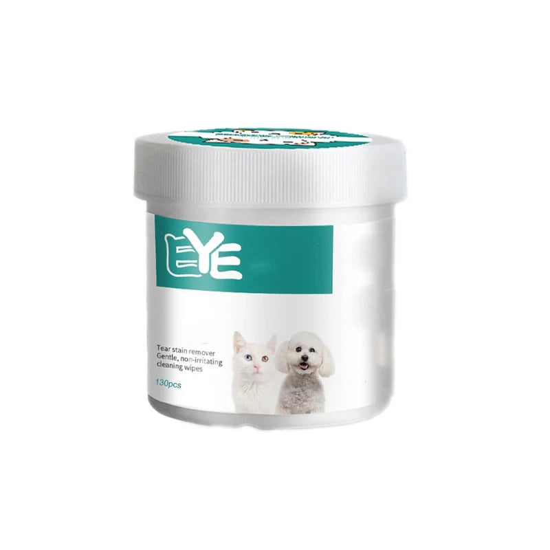 New Pet Eye Wipes Cats And Dogs Tearmark Wet Wipes Cats And Dogs Universal No Irritation Cleaning Products 130 Canned 2027