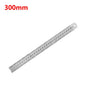 Metal Scale Stainless Steel Straight Ruler Measuring Stationery Drafting Accessories Hand Measuring Tool School Office Supplies