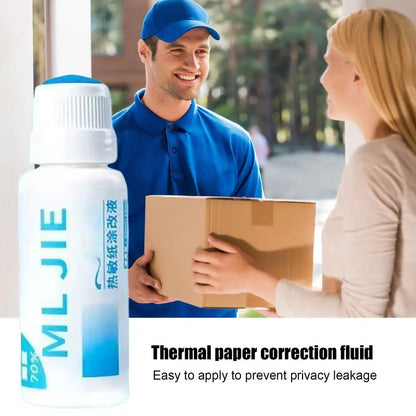 Portable Thermal Paper Correction Fluid Fast-Drying Anti Peep Identity Information ID Info Privacy Protector Quick Eraser Covera