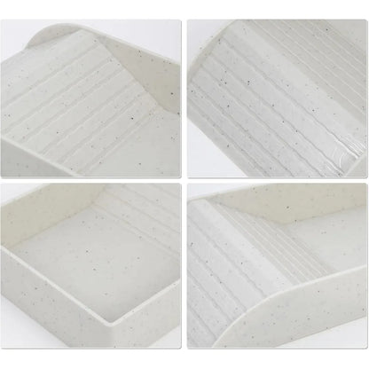 Reptile Bathing Pool Reptile Feeding Dish Water Bowl with Ramp Aquarium Ornament for Snake, Turtle, Bearded Dragon, Lizard Bath