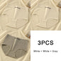 3PCS/set Color Panties Cotton Women Comfortable High-waist Underwear Soft Lingerie Breathable Female Panty Fitness Sports Briefs