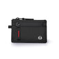 RFID Blocking Mini Travel Wallet Anti‑Scan Card Pouch with Keychain, Portable Coin Purse for Travel Daily Use