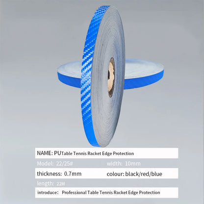 Professional Table Tennis Racket Edge Protection Ping Pong Racket Side Tape PU Protect Anti-collision Tape  Large-Packa22m*10mm