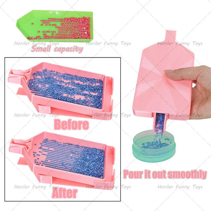 Hot DIY Craft Diamond Painting Tray Large Capacity Beading Plates Drill Storage Container  5D Diamond Painting Accessories Tools