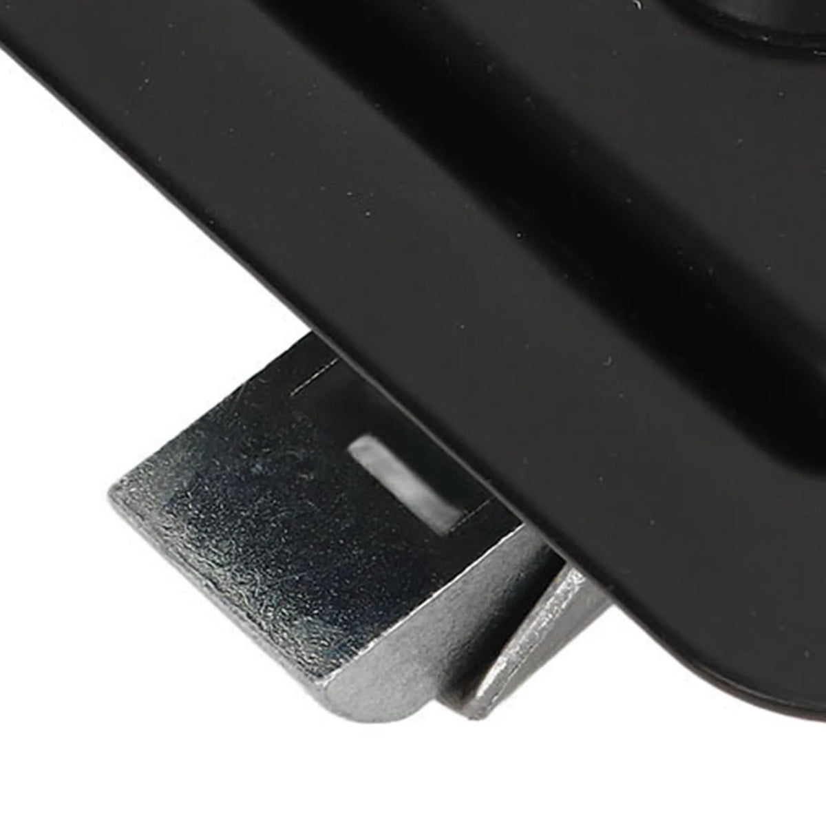 RV Toolbox Flush  Rugged Stylish  Reliable Trailer Paddle Door  Black  High Hardness for Campers