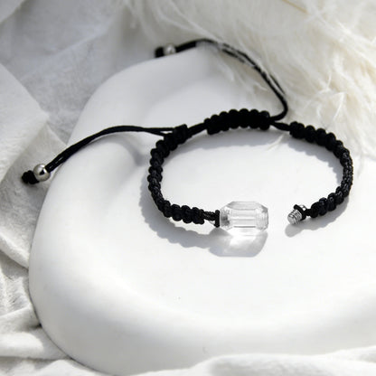 Acrylic Vial Bracelets Cremation Jewelry Urn Bracelet Bangle Rope Handmade Bracelet Adjustable Memorial Keepsakes for Loved Ones