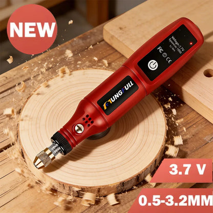 USB Rechargeable Cordless Engraving Pen Wireless Rotary Tool Portable Handheld Precision Engraver for Jewelry Glass DIY Craft