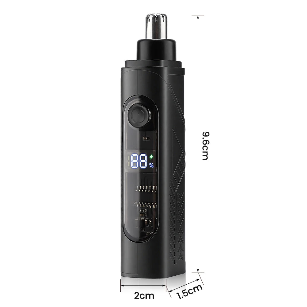 Mini Washable Electric Razor Travel Razor Type-c Charging Capsule Shaver Nose Hair Trimming Double Ring Knife Net