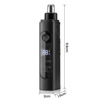 Mini Washable Electric Razor Travel Razor Type-c Charging Capsule Shaver Nose Hair Trimming Double Ring Knife Net