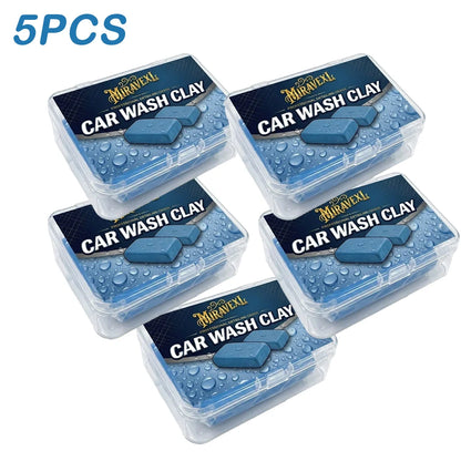 Detailing Clay Bar with Storage Case, Reusable Car Cleaning Clay, Removes Contaminants, Safe for All Vehicle Paint Finishes