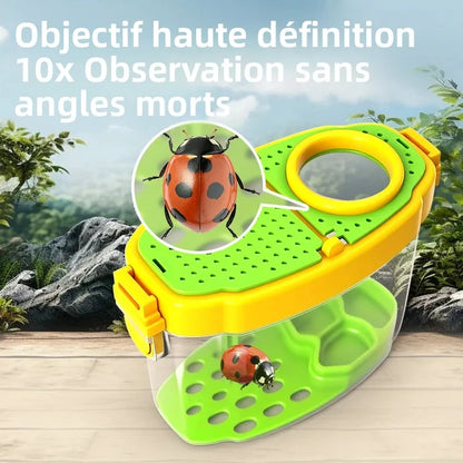 Novel Insect Observation Box Outdoor Collection Telescope Tadpole Butterfly Silkworm Biological Experiment Capture Tool