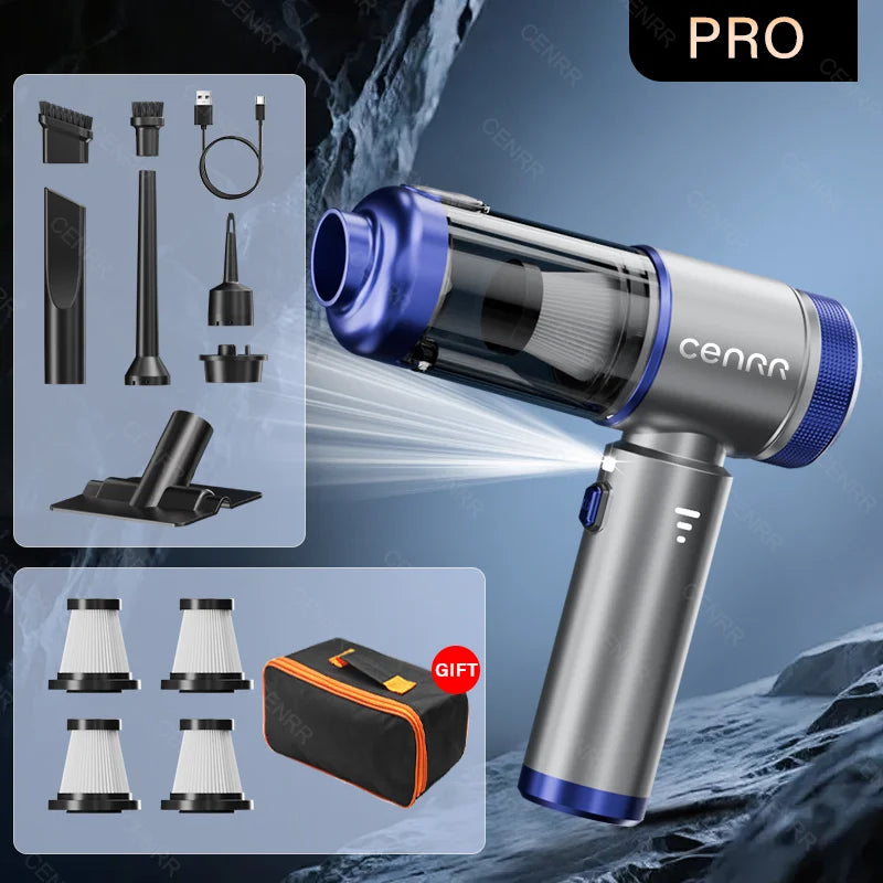 CENRR New Portable Car Vacuum Cleaner Mini 998000PA Cordless Powerful for Home Handheld Blower Car Cleaner Car Vacuum Cleaner