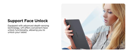 DOOGEE U11 Android 15 Tablet 11'' Ultra-clear 90Hz Display 4GB RAM 128GB ROM 8580mAh Battery Dual Speaker Supports Widevine L1
