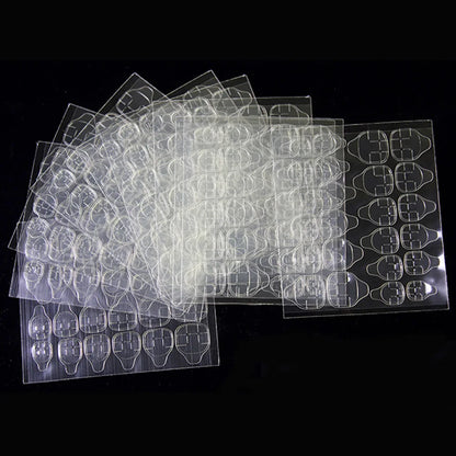 Double Side Nail Glue Sticker Adhesive Tabs for Fake Nails Supre Sticky Waterproof Breathable Nail Jelly Glue