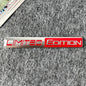 3D Aluminium Limited Edition Emblem Metal Sticker Car Body Rear Window Refit Decoration Decal Motorcycle Sticker