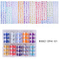 10 Patterns New Metal Nail Foils for Transfer Paper Stickers Floral Chameleon Nails Wraps DIY Water Marble Nail Art Decorations