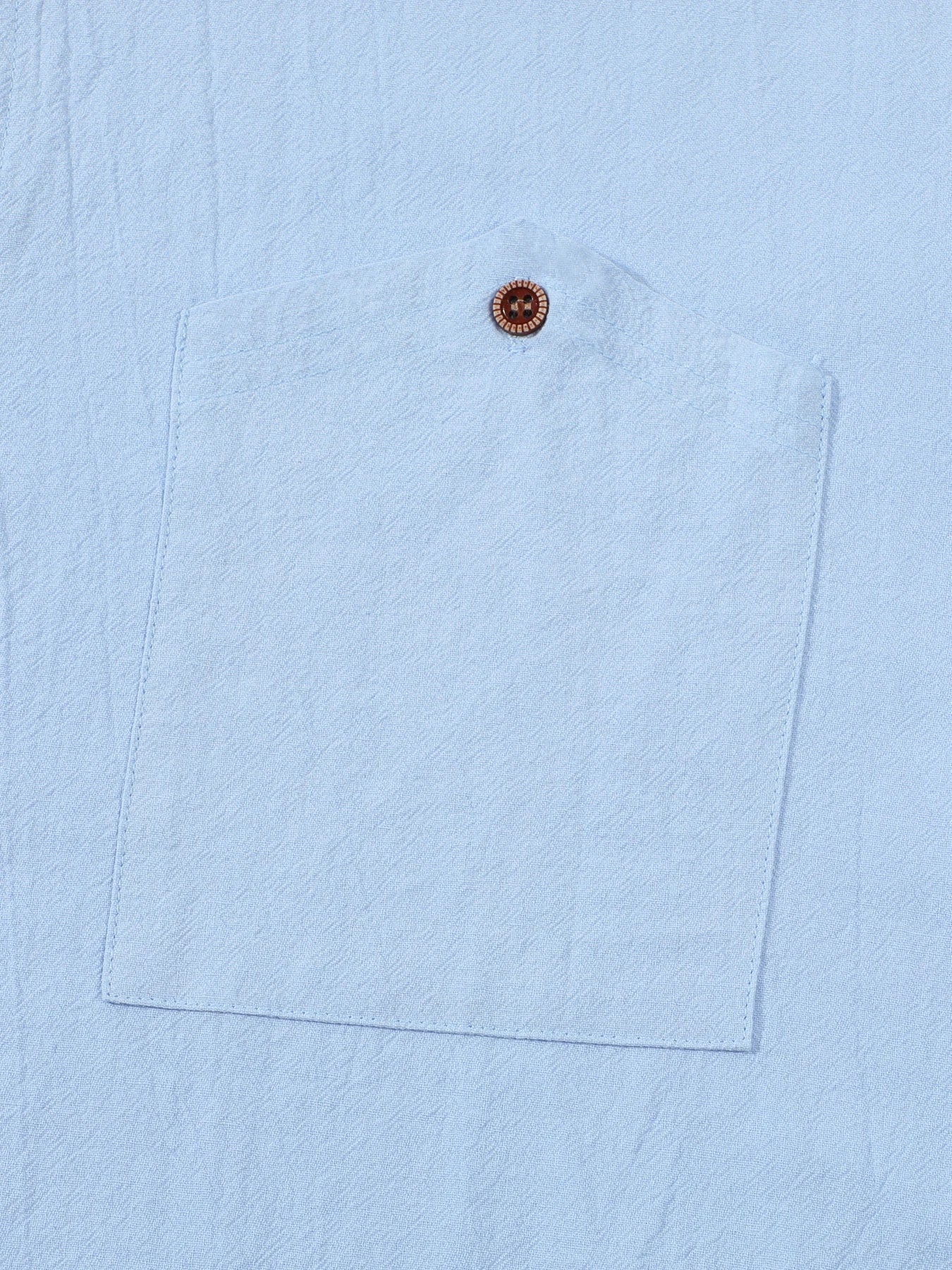 2025 Autumn New Men's Cotton and Hemp Long Sleeve Shirt Loose Casual with Pocket Collar Shirt
