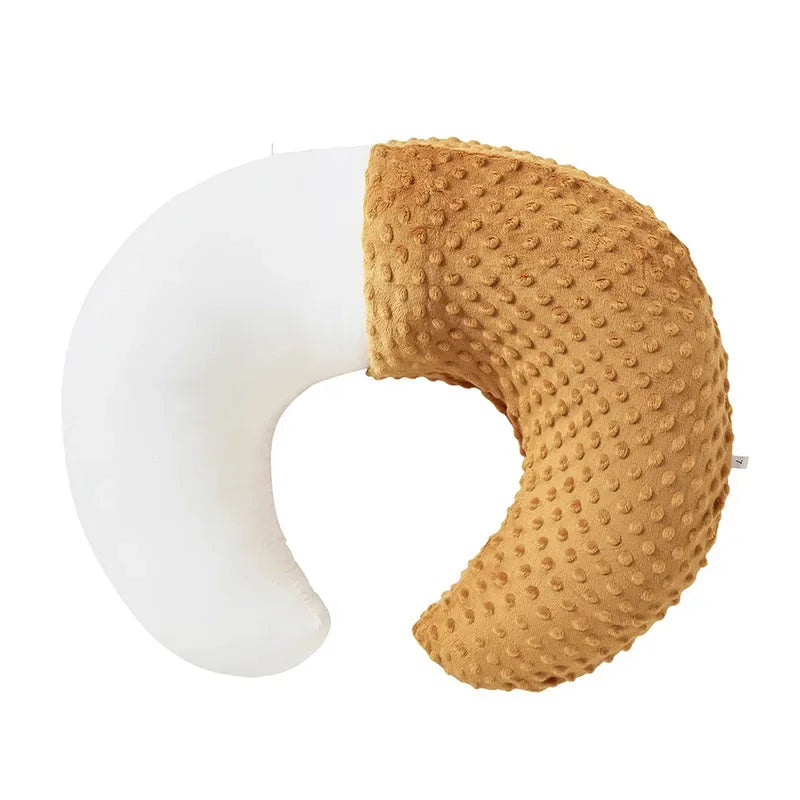 Soft Breathable Nursing Pillow Solid Color Back Support Cushion Baby Feeding Pillow Comfortable Nursing Aid Maternity Essential
