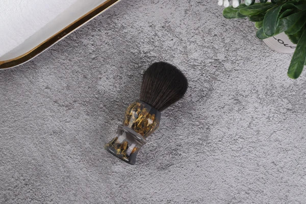 YAQI DEEP STONES 24mm Synthetic Hair Resin Handle Men Wet Shaving Brush