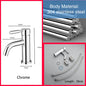 ULA G1/2 Basin Faucet Waterfall Bathroom Sink Faucet Hot Cold Water Mixer Tap Deck Mounted Bathroom Tap Crane Washbasin Tap