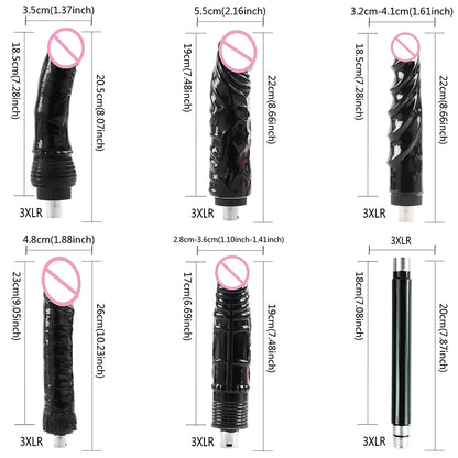FREDORCH Sex Machines More Attachment Masturbating Pumping Sex Gun Adjustable with Dildo Couples Sex Toy Love Machine for Couple