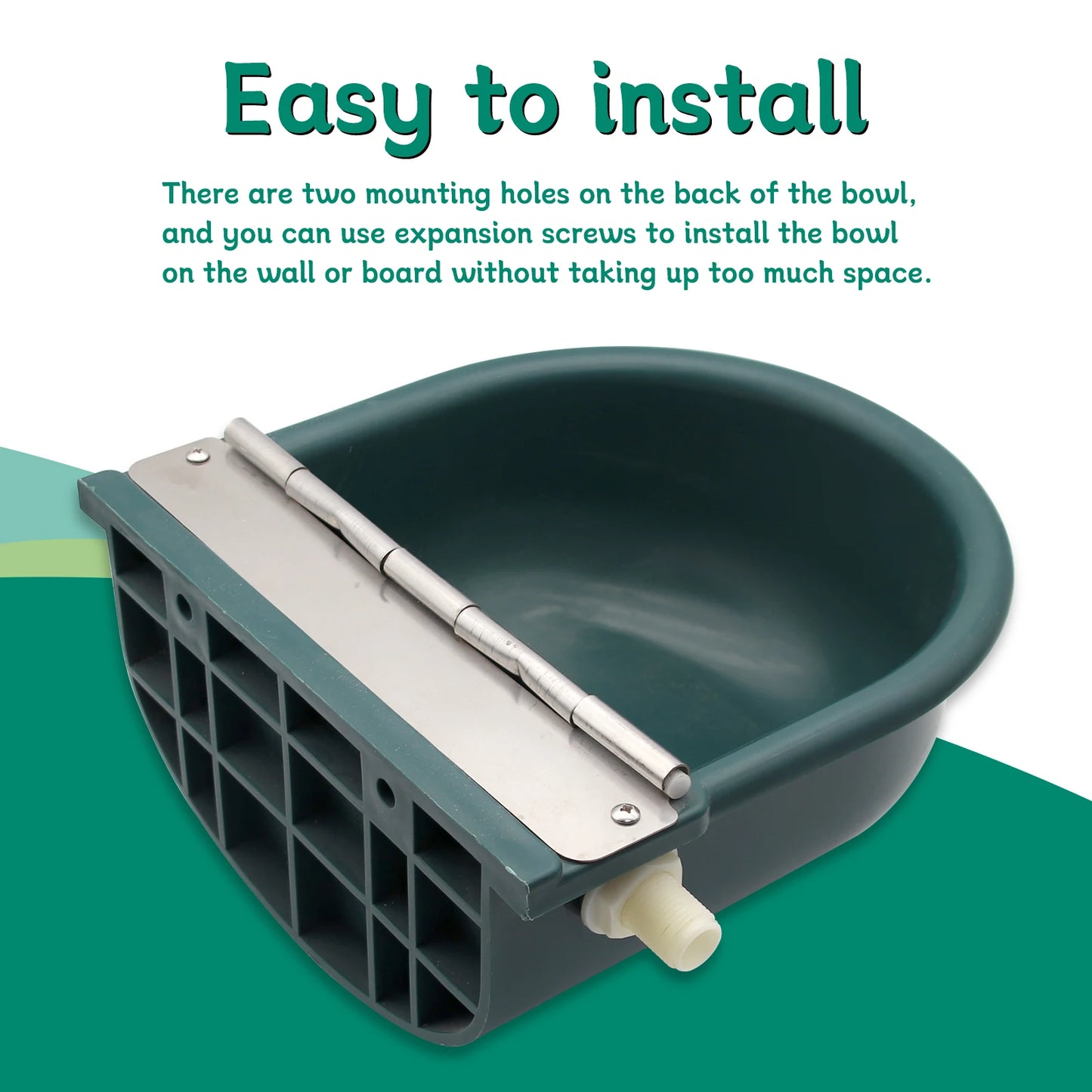 Automatic Farm Animal Water Bowl Durable Water Feeder Cow Drinking Tool for Sheep Goats Feeding Water Bowl Livestock Supplies