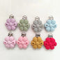 10pcs Silicone Cartoon Pacifier Clips Food Grade Silicone DIY Baby Teether Toy Necklace Pacifier Chain Dummy Clips
