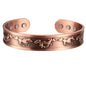 Pure Copper Magnetic Bracelet Men Arthritis Adjustable Magnets Women Cuff Therapy Health Energy Bangles Dropshipping / Wholesale