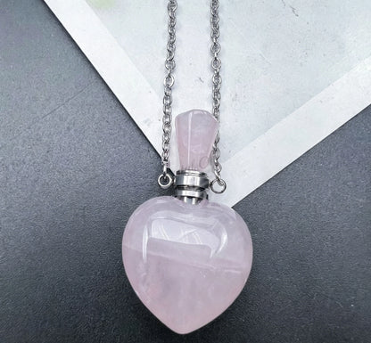 S17 Heart Crystal Pet Cremation Urn Necklace Keepsake Pendant Hold Pet Hair Ashes Memorials Jewelry For Dog Cat Remembrance Gift