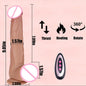 Telescopic Female Vibrator Dildo with Remote APP Control Heating Realistic Large Penis Massager Masturbator Sex Toy for Women