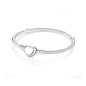 Original 925 Sterling Silver Bracelets Love Heart Moon Flower Butterfly Pave CZ Bracelets For Women DIY Jewelry Party Gift