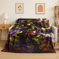Classic Game Z-Zelda Cartoon Link Flannel Blanket Soft Warm Throw Blanket for Bedroom Living Room Bed Travel Camping Picnic