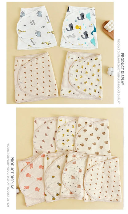 Baby Swaddle Blanket 0-6 Months Strap Protect Belly Baby Sleeping Blanket Wrap for New Born Thin-style for Summer