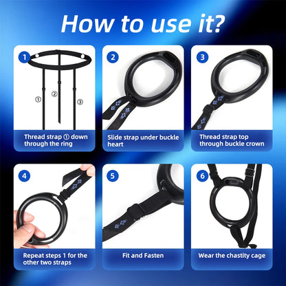 Sissy Chastity Belt Harness For Male Chastity Cage Auxiliary Lock Belts Penis Bondage Band Underwear BDSM Sex Toys For Men