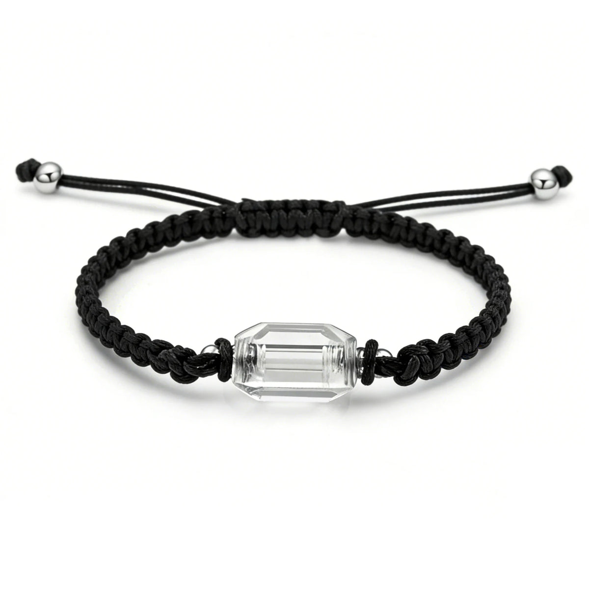 Acrylic Vial Bracelets Cremation Jewelry Urn Bracelet Bangle Rope Handmade Bracelet Adjustable Memorial Keepsakes for Loved Ones