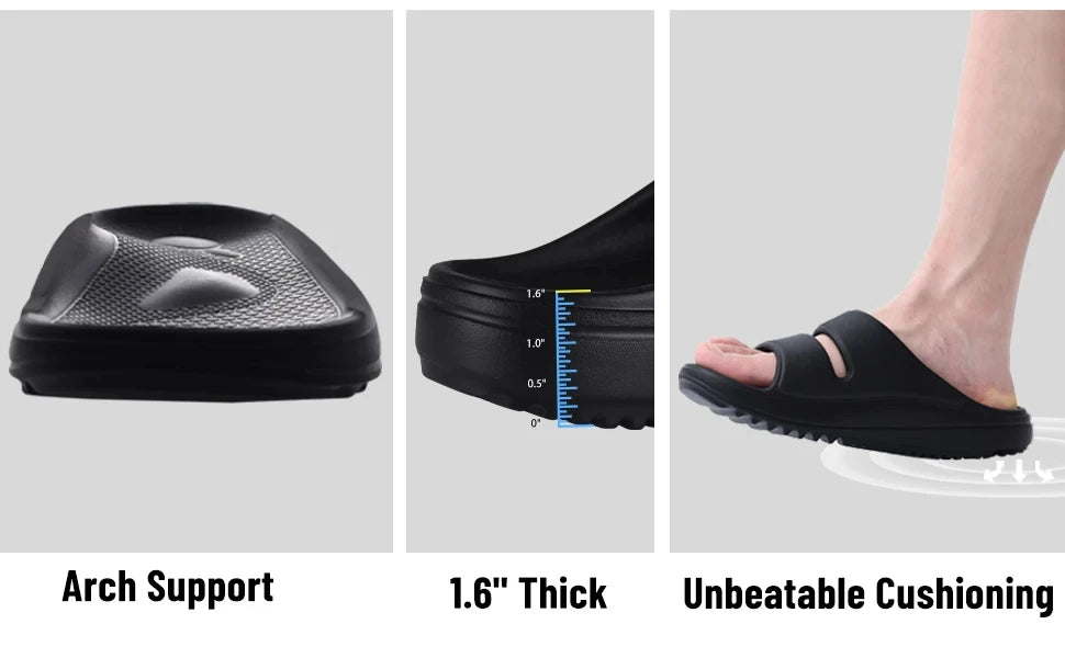 Crestar New Soft Orthopedic Sandals For Women Men Fashion Flip Flops with Arch Support Slides Summer Comfortable Beach Slippers