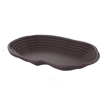 Reptile Bathing Dish Amphibians Habitat Reptile Tortoise Feeder  Water Food Bowl Feeding Dish for Bearded Dragons Turtle