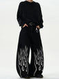 High Streets Spring Summer Men's Jeans American Baggy Wide Leg Curved Knife Denim Pants Loose Solid Color Male Trendy Trousers