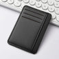 Men's Slim Minimalist Front Pocket Wallets RFID Blocking Credit Card Holder Portable Leather Wallets