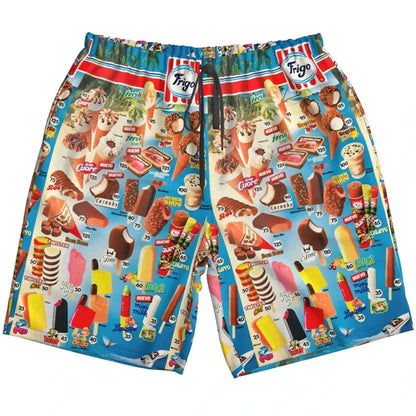 2024 Hawaiian Shirt For Men Summer Ice Cream T-Shirt Beach Prints Short Sleeved Shirt Tops Casual Original Design Men's Clothing