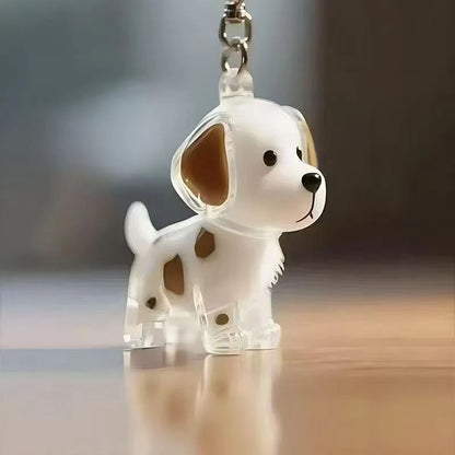 (HB05)Clear Puppy Hair Memorial Keepsake Capsule Pet Dog Fur Container DIY Pendant Keychain Decor Pet Lovers Home Display Gifts