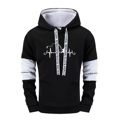 Men's Hooded Sweatshirts Jogger Pants High Quality Sportswear Suit Male Trendy Hoodies Sweatpants Urban Fashion Casual Tracksuit