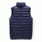 Men's Sleeveless Puffer Jacket 2023 New Autumn Spring Lightweight Water-Resistant Packable Men Down Vest Coat