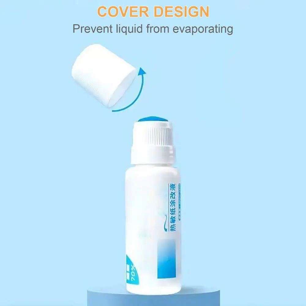 Portable Thermal Paper Correction Fluid Fast-Drying Anti Peep Identity Information ID Info Privacy Protector Quick Eraser Covera